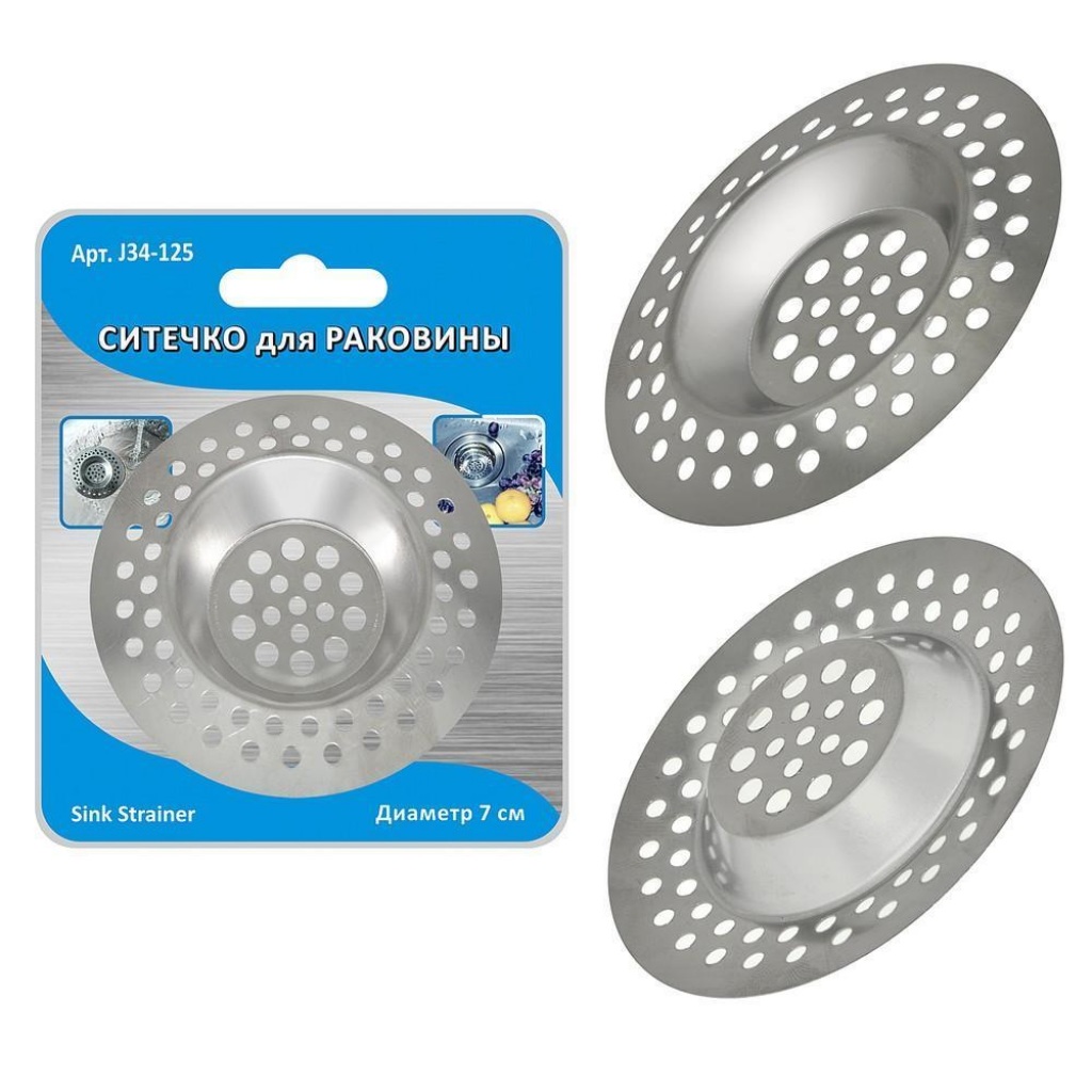 картинка Ситечко в раковину J34-125