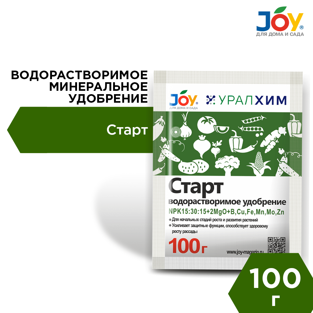 картинка Водорастворимое минеральное удобрение JOY "Старт", 100 г