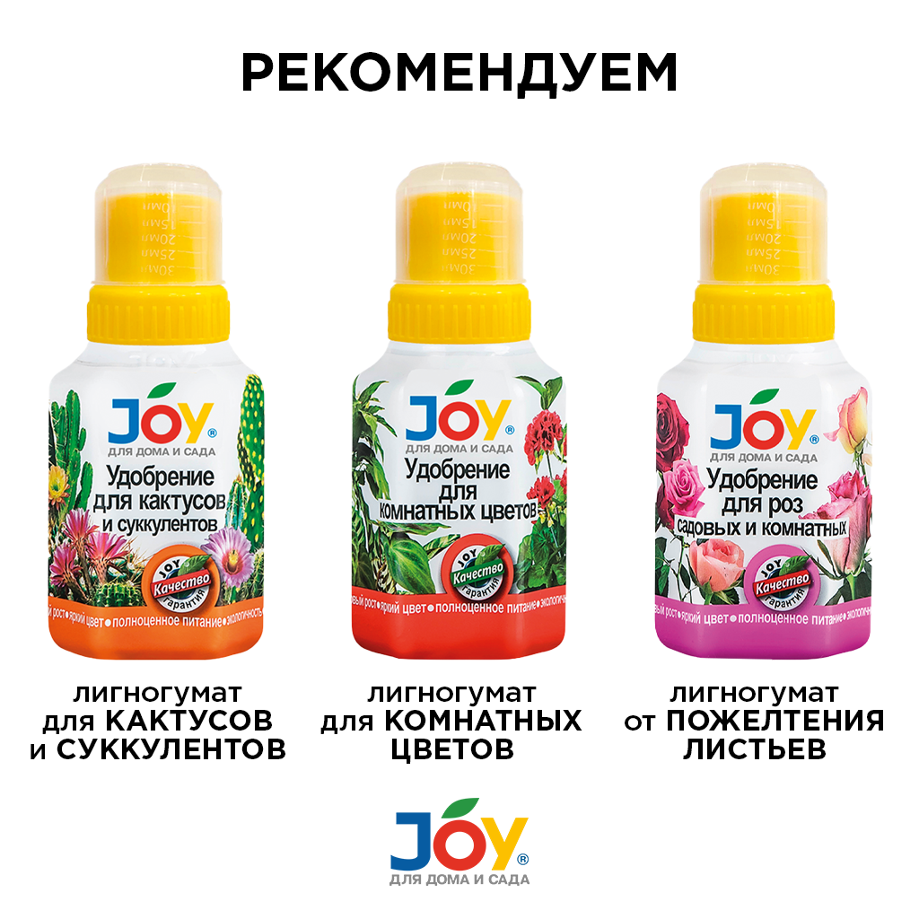 картинка Удобрение JOY "От пожелтения листьев", 250 мл