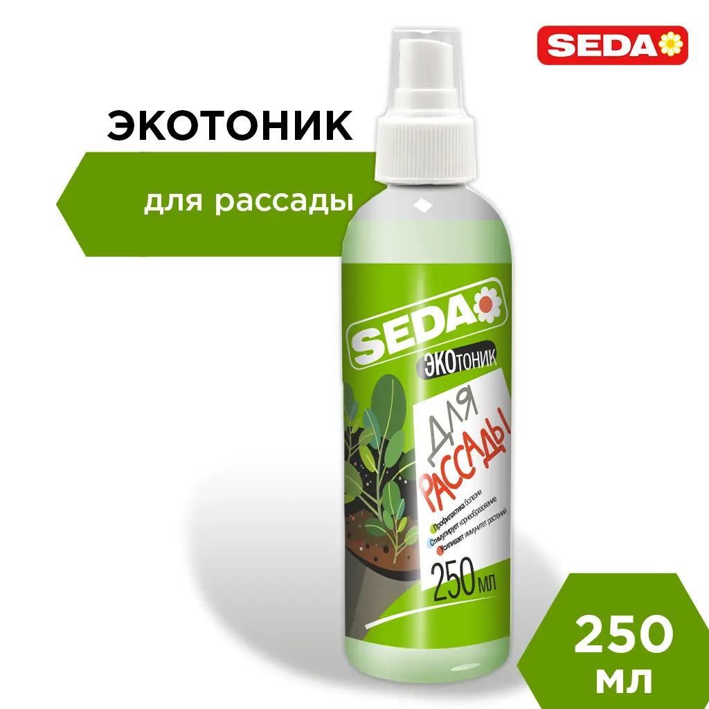 картинка ЭКОтоник для рассады SEDA 250 мл